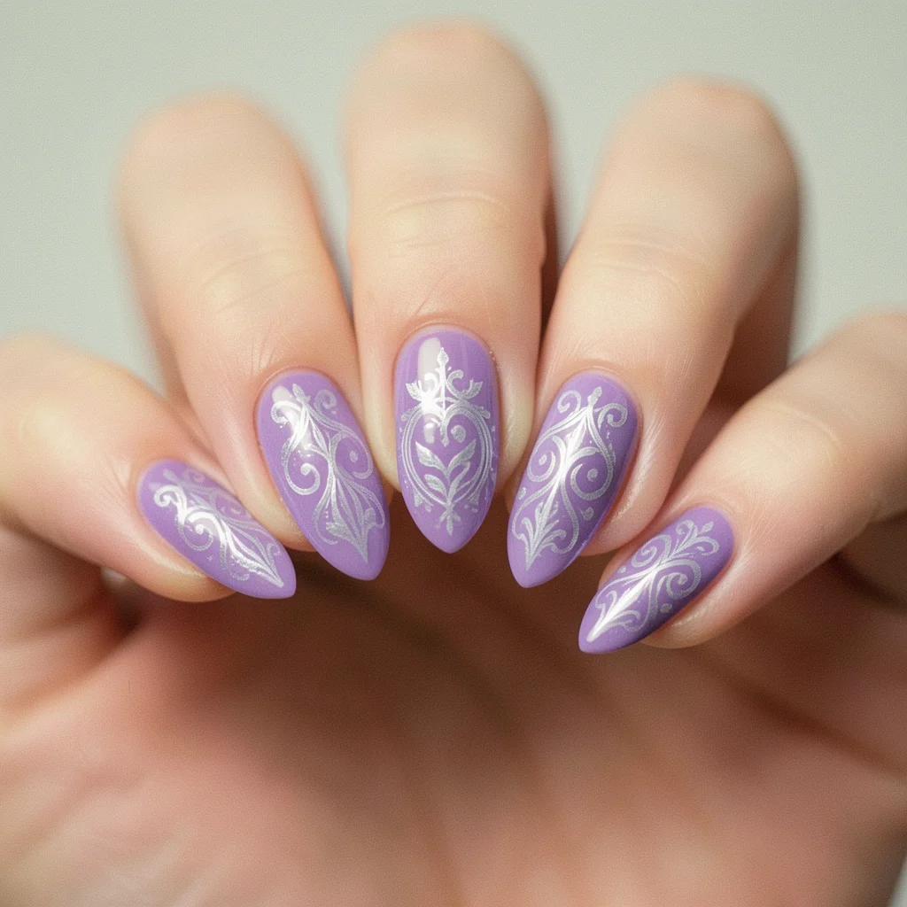 unha gel decorada lilas miolo 1