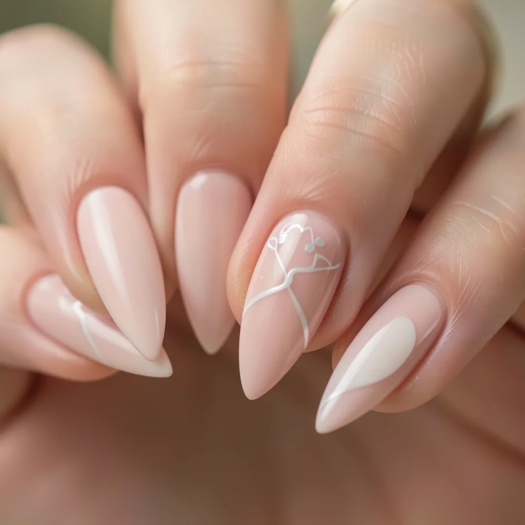 unha stiletto curta decorada miolo 11