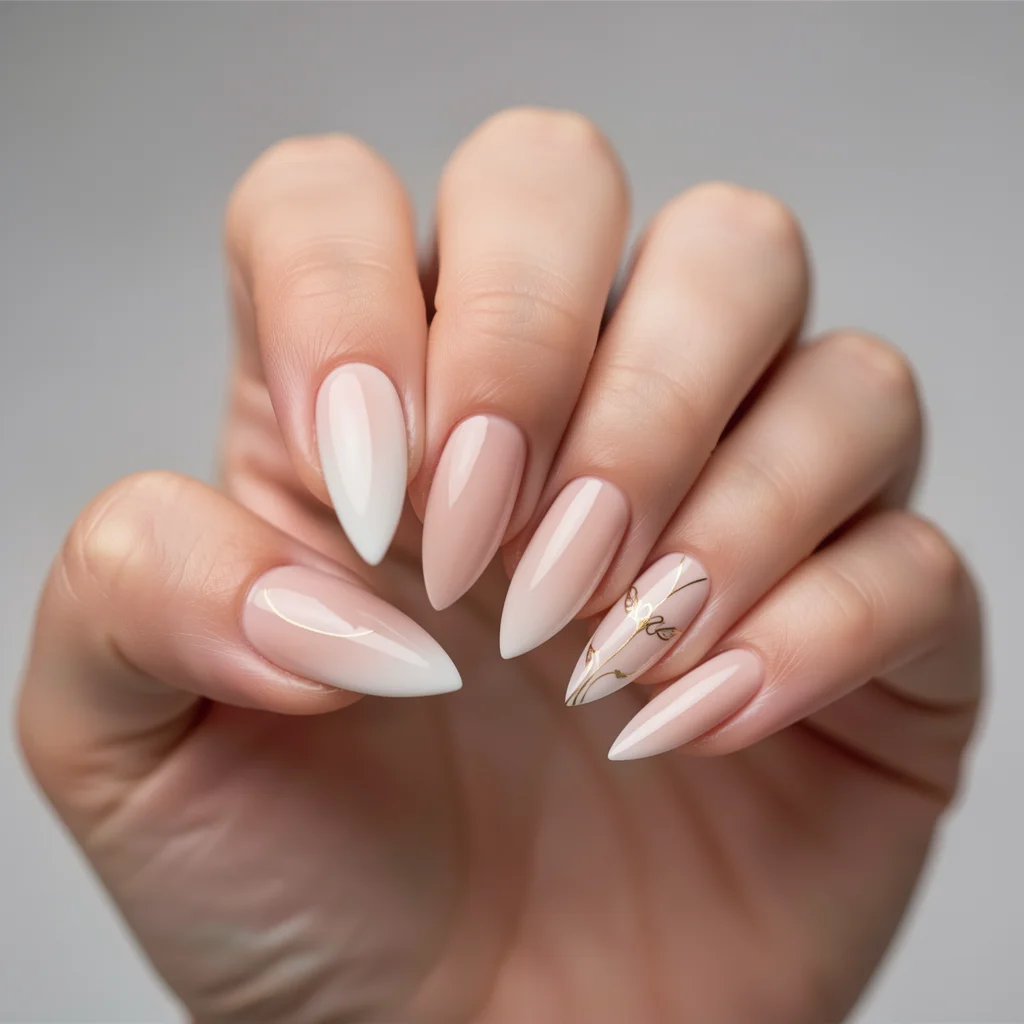 unha stiletto curta decorada miolo 12