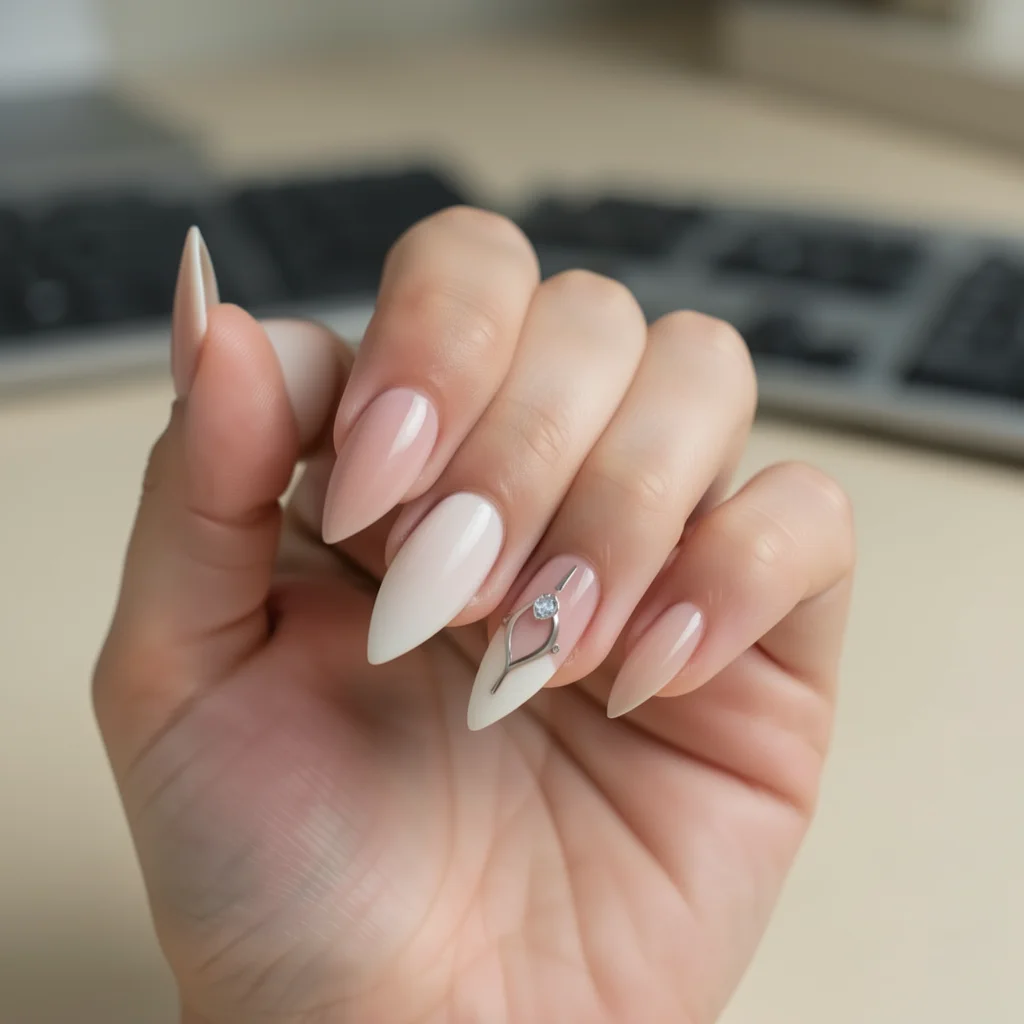 unha stiletto curta decorada miolo 2