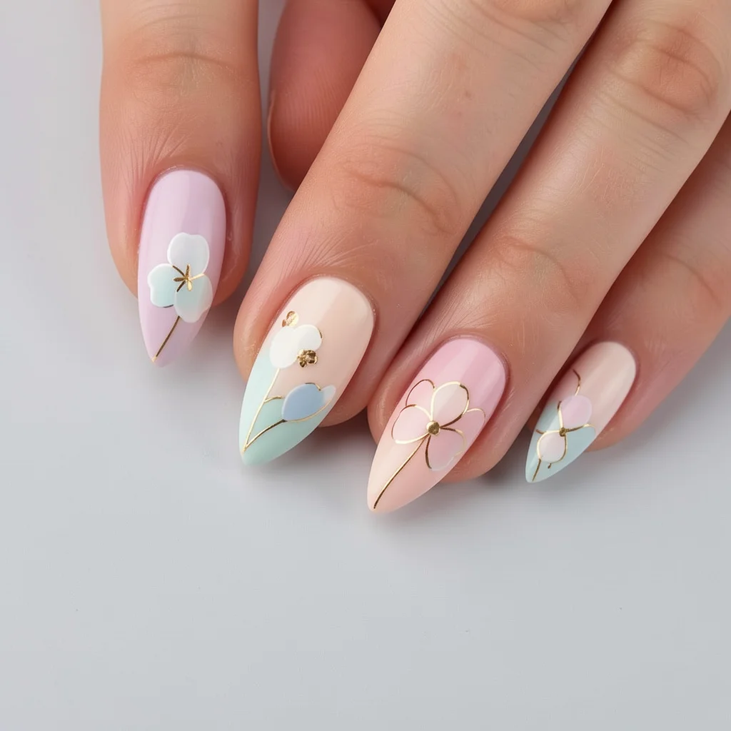 unha stiletto curta decorada miolo 4