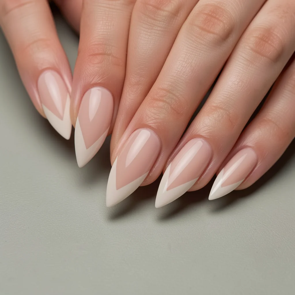 unha stiletto curta decorada miolo 6