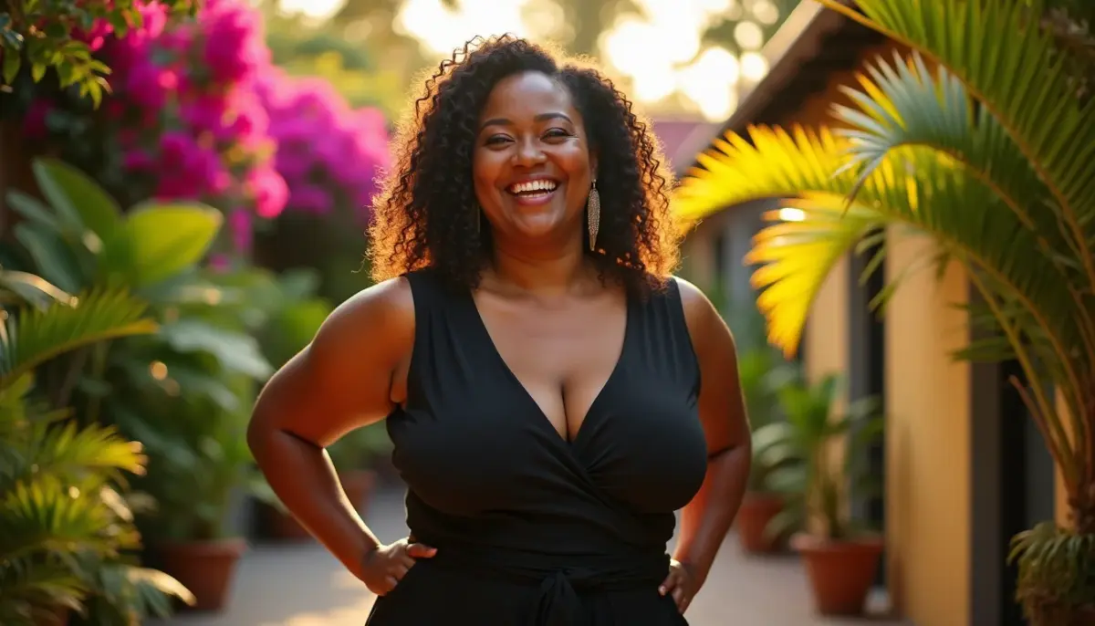 40 Ideias de Vestido Preto Plus Size Looks para Arrasar