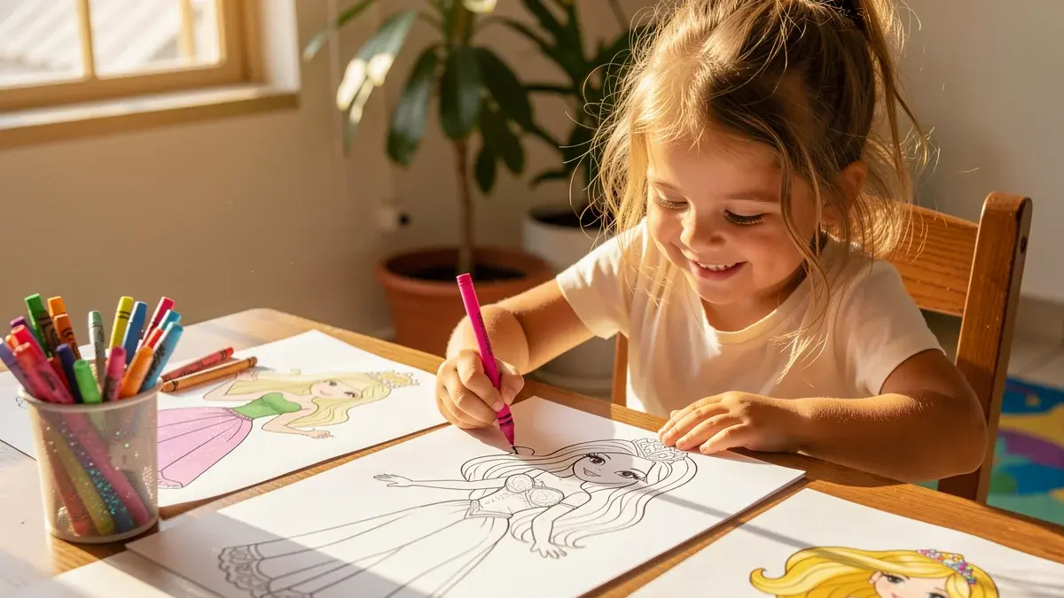 BARBIE PARA COLORIR: Desenhos Grátis para Imprimir (Atividade Infantil)