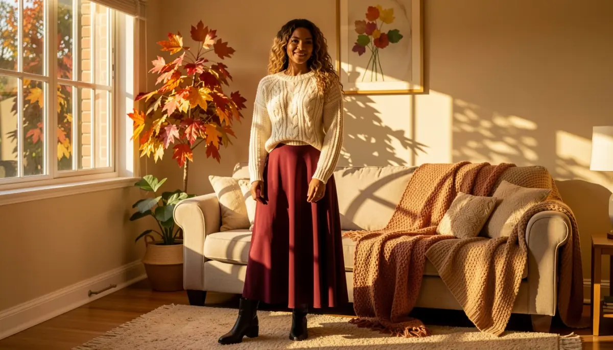 30 Ideias de Como Combinar Saia Longa no Inverno com Estilo