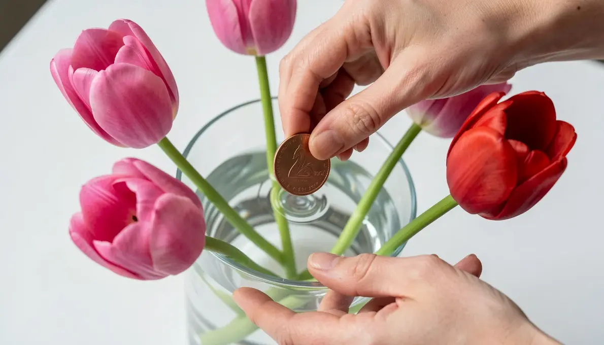 Como Conservar Tulipas Cortadas Por Mais Tempo com Moeda de Cobre