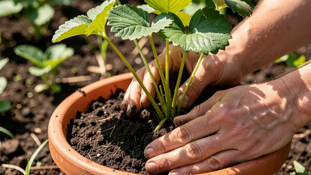 COMO PLANTAR MORANGO: Guia Passo a Passo (Do Vaso à Colheita)