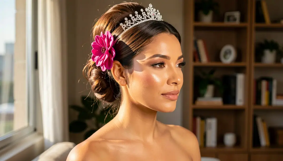 32 Ideias de Fúcsia Para Acessórios de Cabelo com Penteados