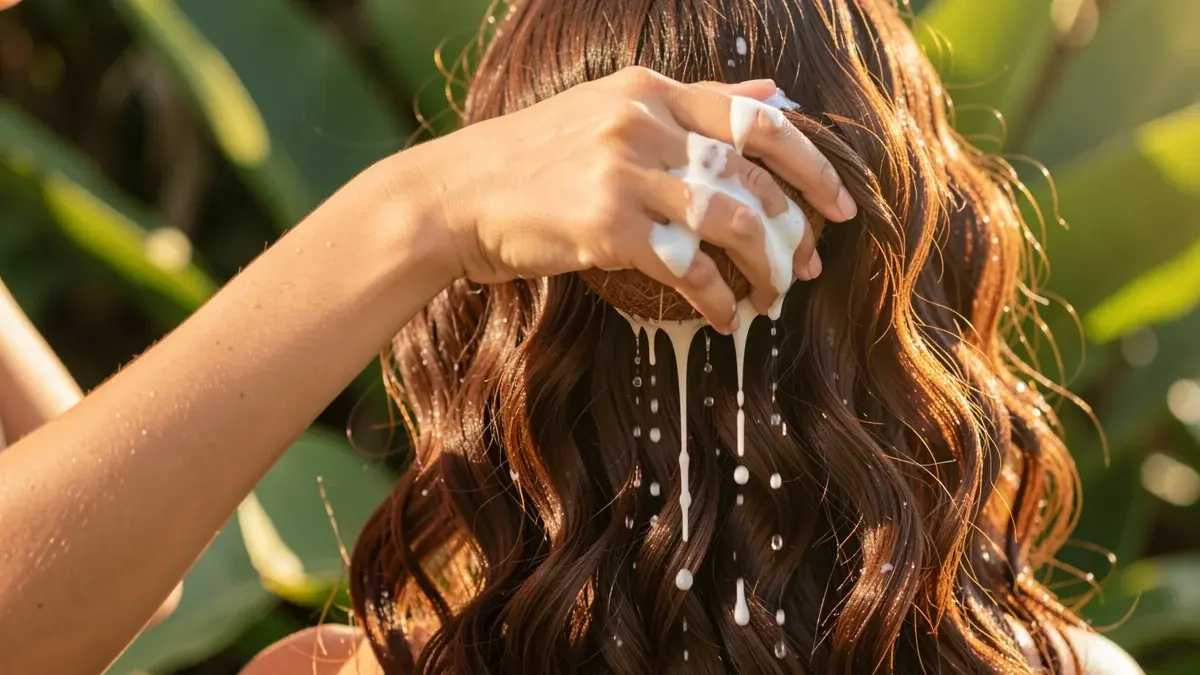 LEITE DE COCO NO CABELO: Benefícios e Como Usar (Guia Completo) LEITE DE COCO NO CABELO: Benefícios e Como Usar (Guia Completo)