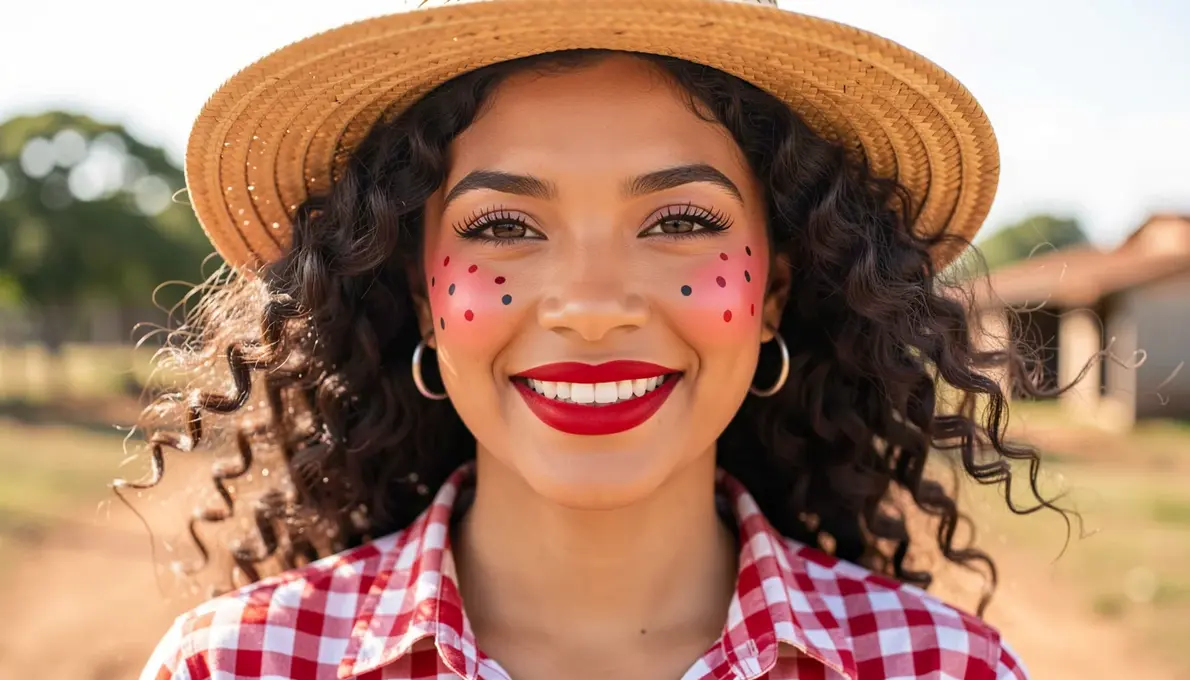 9 Tutoriais de MAQUIAGEM FESTA JUNINA (Passo a Passo)
