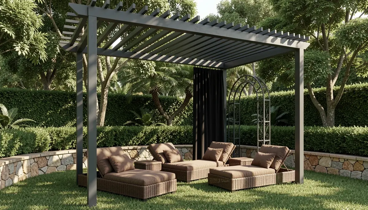 PÉRGOLA de Madeira ou Alumínio: Qual Escolher (Barato)