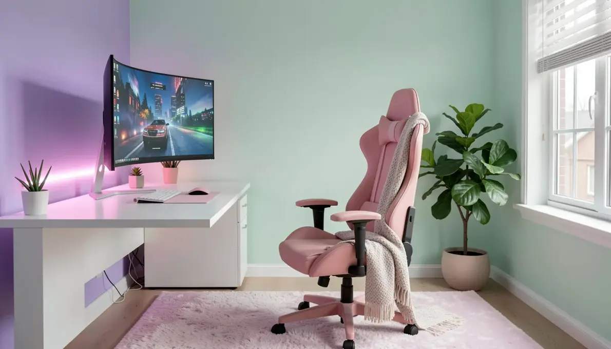 QUARTO GAMER FEMININO: Inspirações para um Setup Adulto e Estiloso (Guia de Decoração e Ergonomia)