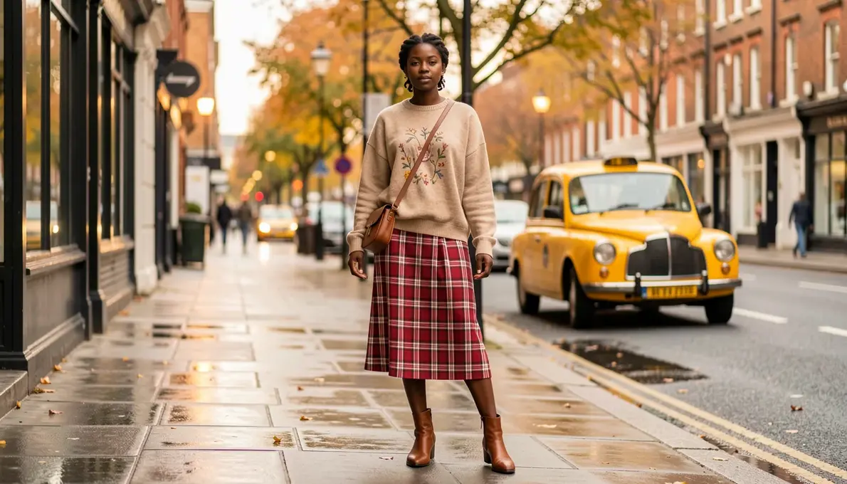 32 Ideias de SAIA XADREZ que Transformam o Look (Fácil)