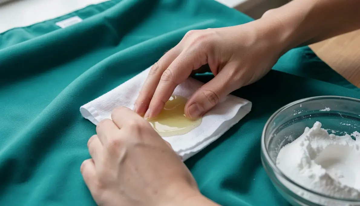 Soluções Caseiras para Remover Manchas em Peças Verde-Água sem Desbotar a Cor