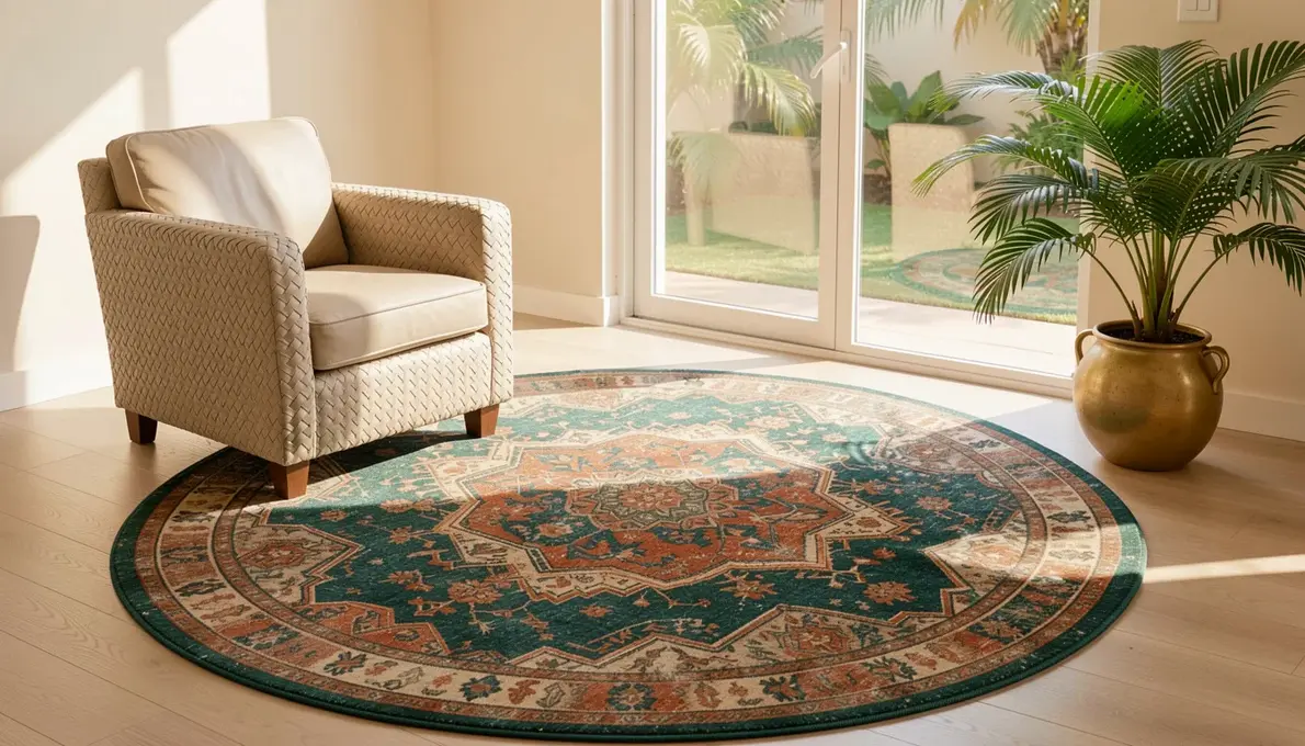 10 Tapetes Redondos Decorativos para Cada Ambiente (Fotos e Preços)