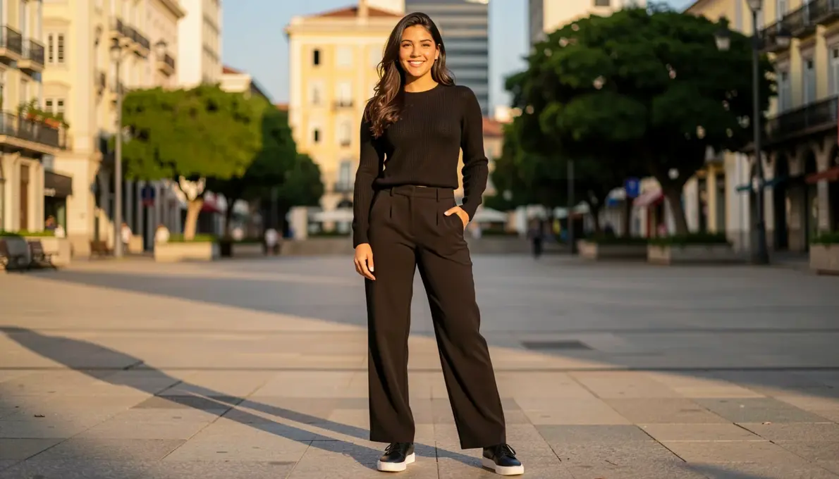 33 Ideias de Tênis Preto Feminino com Sola Branca para Looks Monocromáticos