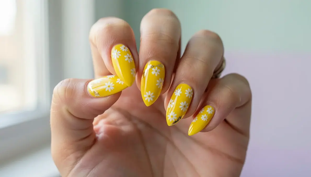 38 Ideias de Unhas Decoradas em Gel Amarela para Arrasar