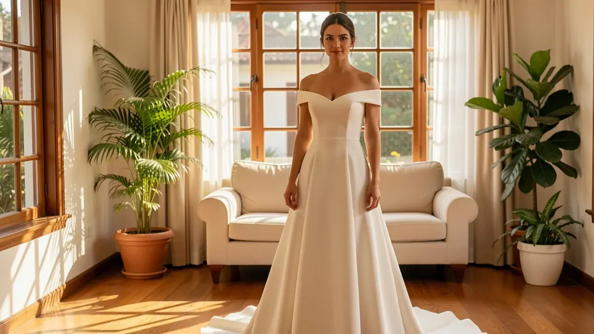 VESTIDO DE NOIVA SIMPLES E ELEGANTE (Para Inspirar seu Estilo)