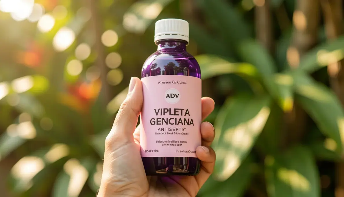 VIOLETA GENCIANA: O Antisséptico Milagroso que Toda Mãe Precisa (Barato)
