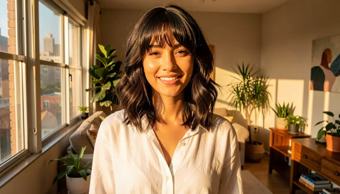 38 Ideias de Wolf Cut com Franja Cortininha Para Cada Tipo de Cabelo