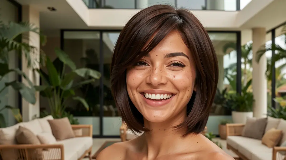 Cabelo Curto para Rosto Redondo: 5 Cortes que Alongam e Valorizam
