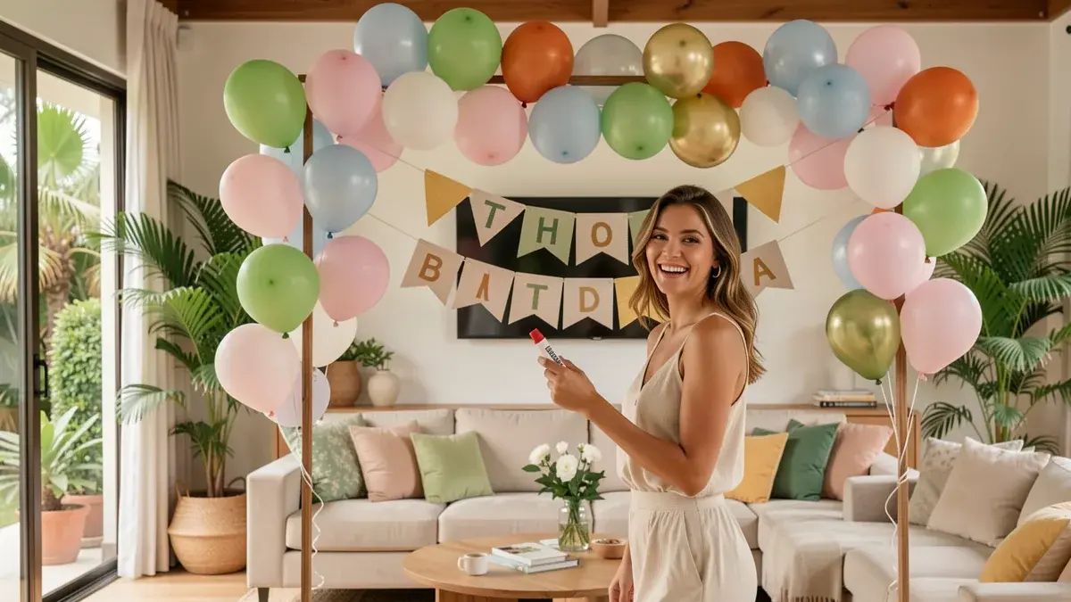Como Fazer um Painel de Aniversário Simples e Barato