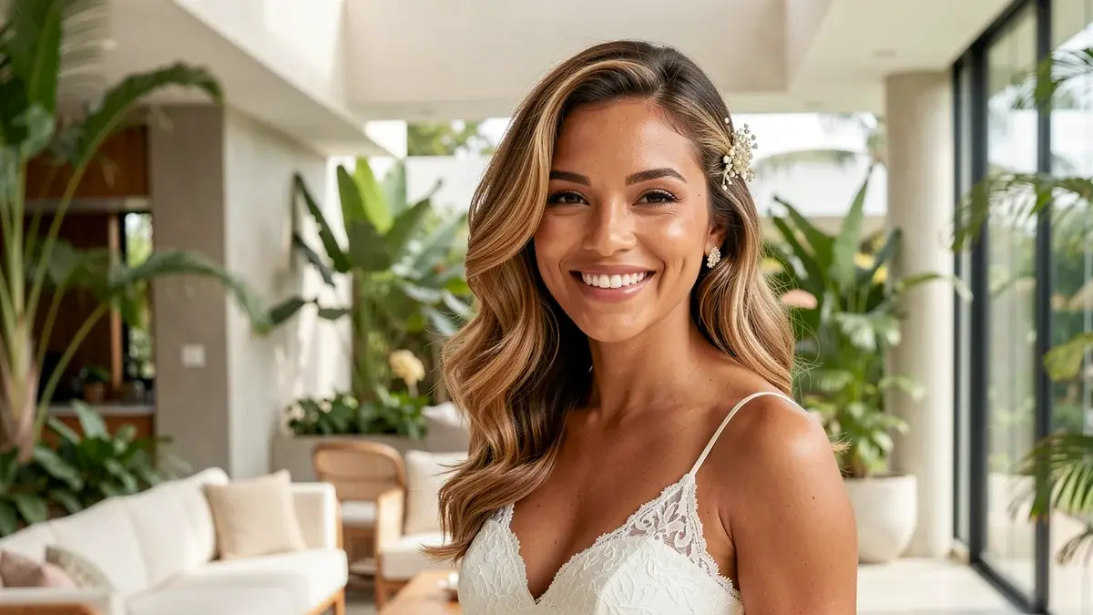 Penteados para noivas com cabelo solto: 7 ideias lindas