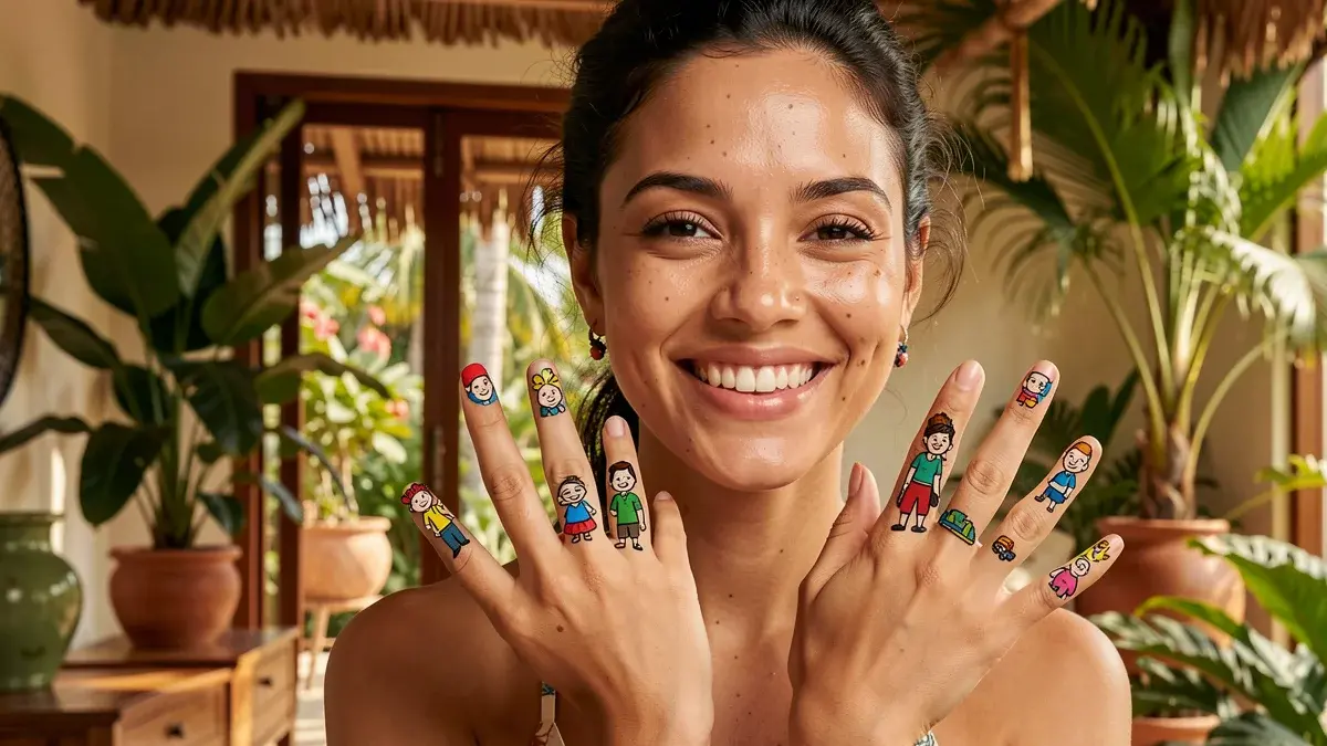 Aprenda a transformar topo de bolo Flork em nail art em casa