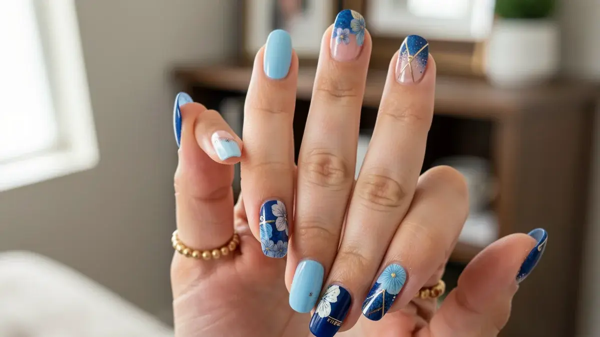 Unha Decorada Azul: Ideias Lindas pra Você Arrasar Unha Decorada Azul: Ideias Lindas pra Você Arrasar