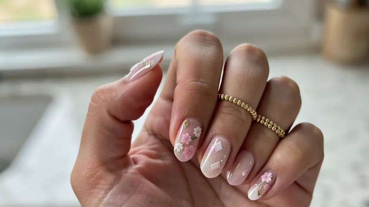 Unha Decorada em Gel: 20 Ideias Lindas pra Você Copiar