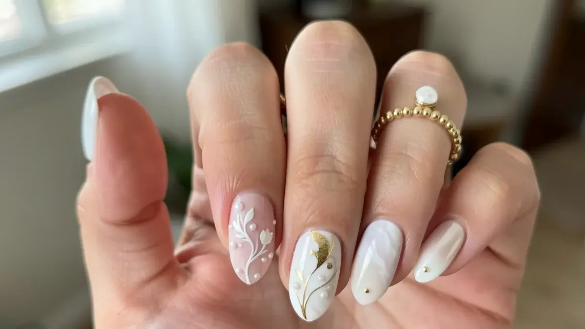 Unha Decorada Gel Branco: 10 Ideias Lindas e Passo a Passo Fácil